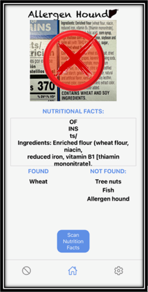 Allergen Found